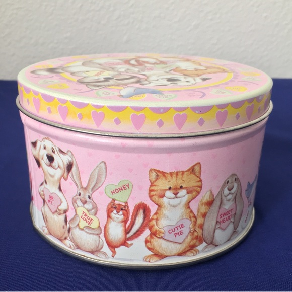 Vintage Sweetheart Valentine’s Day Animal Tin - Picture 6 of 8